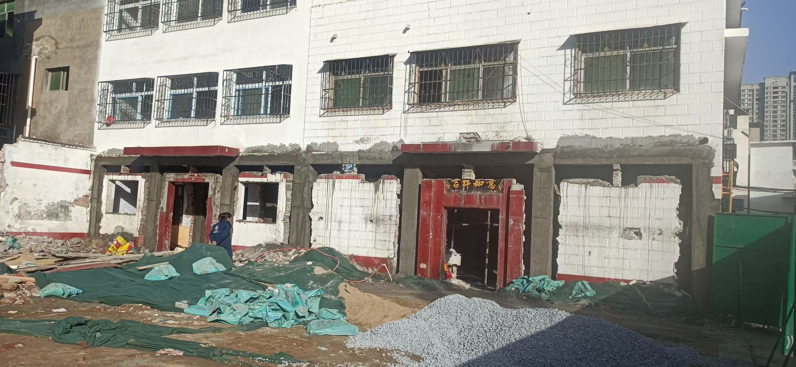 秦皇岛市承重墙改梁危房加固 - 方案
